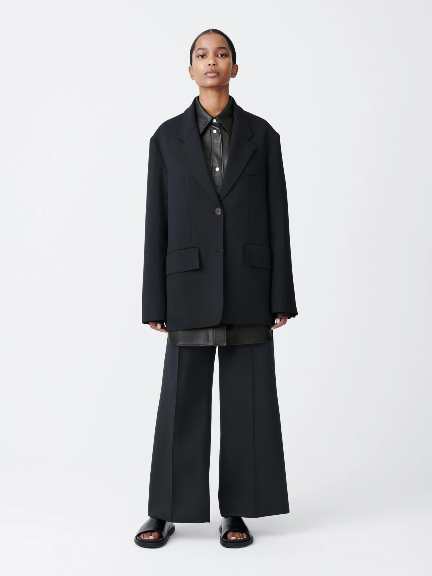 Studio Nicholson Phelps Jacket In Darkest Navy 2 Studio Nicholson Phelps Jacket In Darkest Navy - Image 2