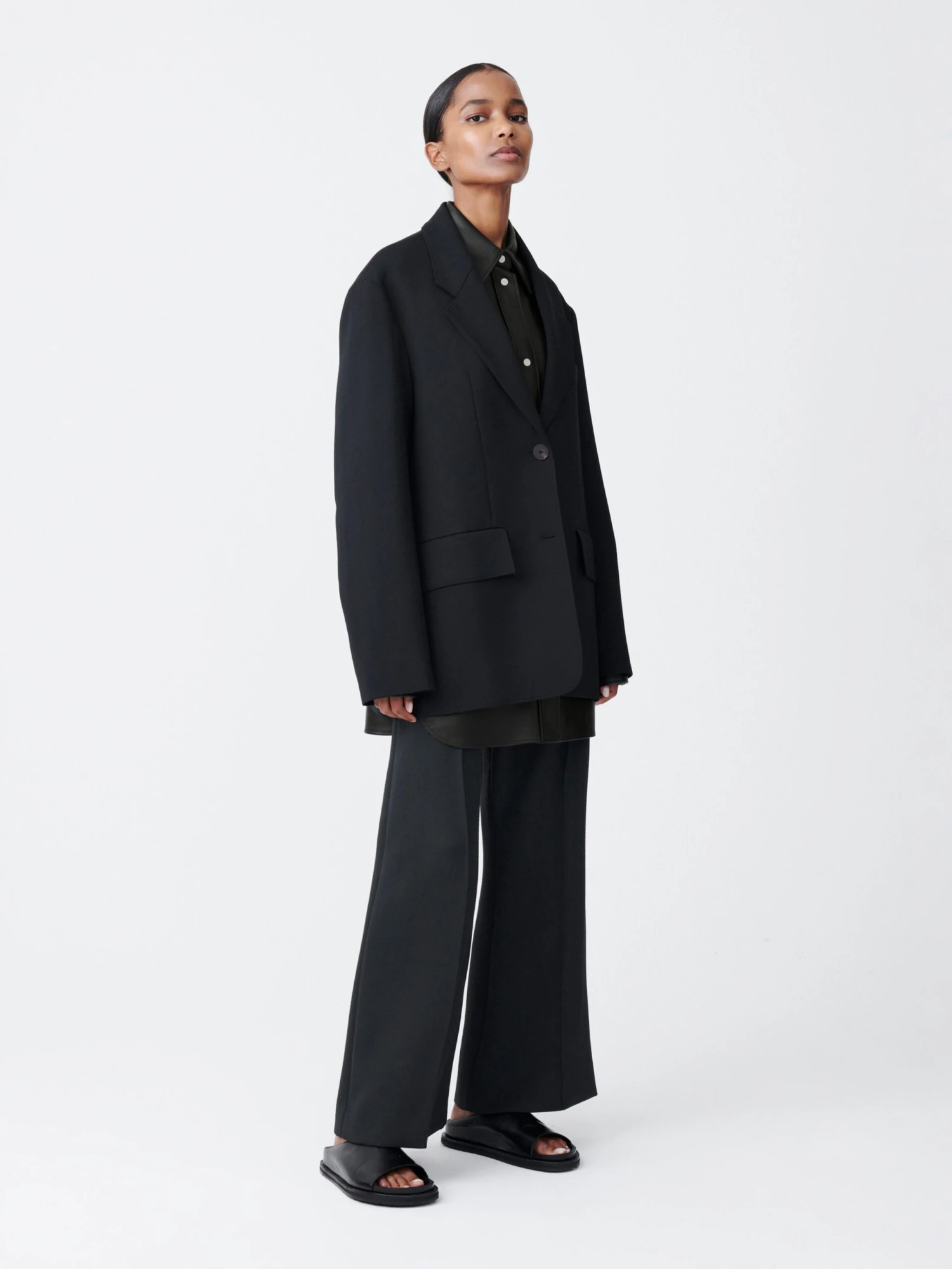 Studio Nicholson Phelps Jacket In Darkest Navy 3 Studio Nicholson Phelps Jacket In Darkest Navy - Image 3