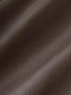 Studio Nicholson Piston Leather Jacket In Brown -Studio Nicholson PISTONSNM 1115LEATHERBROWN 0038 scaled