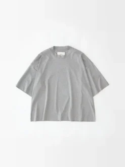 Studio Nicholson Piu T-Shirt In Grey Marl -Studio Nicholson PIU088GREYMARL FS 0417fe3e b82c 47ea 9643 481b302d1fcd scaled