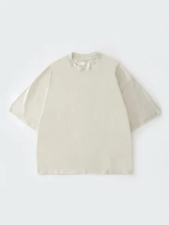 Studio Nicholson Piu T-Shirt In Dove 12 Studio Nicholson Piu T-Shirt In Dove -Studio Nicholson PIUSNM 088MID WEIGHTJERSEYTDOVE 756 FS scaled