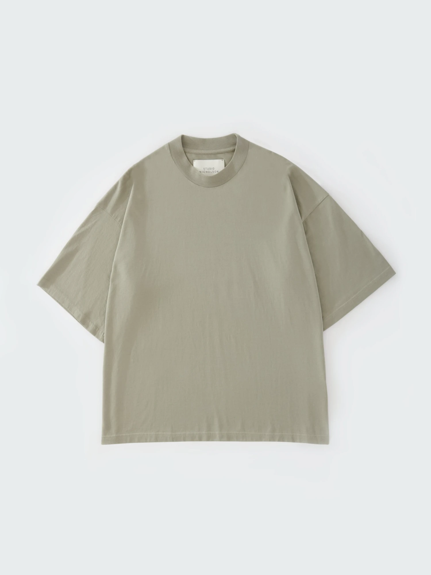 Studio Nicholson Piu T-Shirt In Sage 6 Studio Nicholson Piu T-Shirt In Sage - Image 6