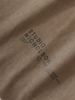Studio Nicholson Platt T-Shirt In Rock 13 Studio Nicholson Platt T-Shirt In Rock -Studio Nicholson PLATTSNM 1166ROCK 262 scaled