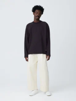 Studio Nicholson Platt T-Shirt In Black Grape 10 Studio Nicholson Platt T-Shirt In Black Grape -Studio Nicholson PLATTTEEBLACKGRAPE2