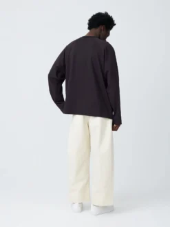 Studio Nicholson Platt T-Shirt In Black Grape 11 Studio Nicholson Platt T-Shirt In Black Grape -Studio Nicholson PLATTTEEBLACKGRAPE3