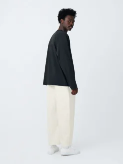 Studio Nicholson Platt T-Shirt In Darkest Navy -Studio Nicholson PLATTTEEDARKESTNAVY3 scaled