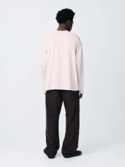 Studio Nicholson Platt T-Shirt In Miami Pink -Studio Nicholson PLATTTEEMIAMIPINK2 scaled