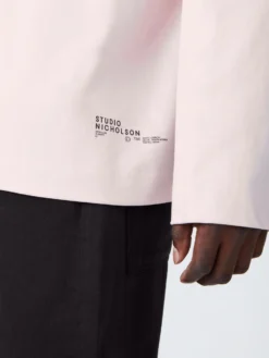 Studio Nicholson Platt T-Shirt In Miami Pink -Studio Nicholson PLATTTEEMIAMIPINK4 scaled