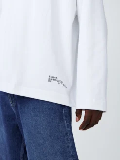 Studio Nicholson Platt T-Shirt In White 13 Studio Nicholson Platt T-Shirt In White -Studio Nicholson PLATTTEEWHITE5 scaled