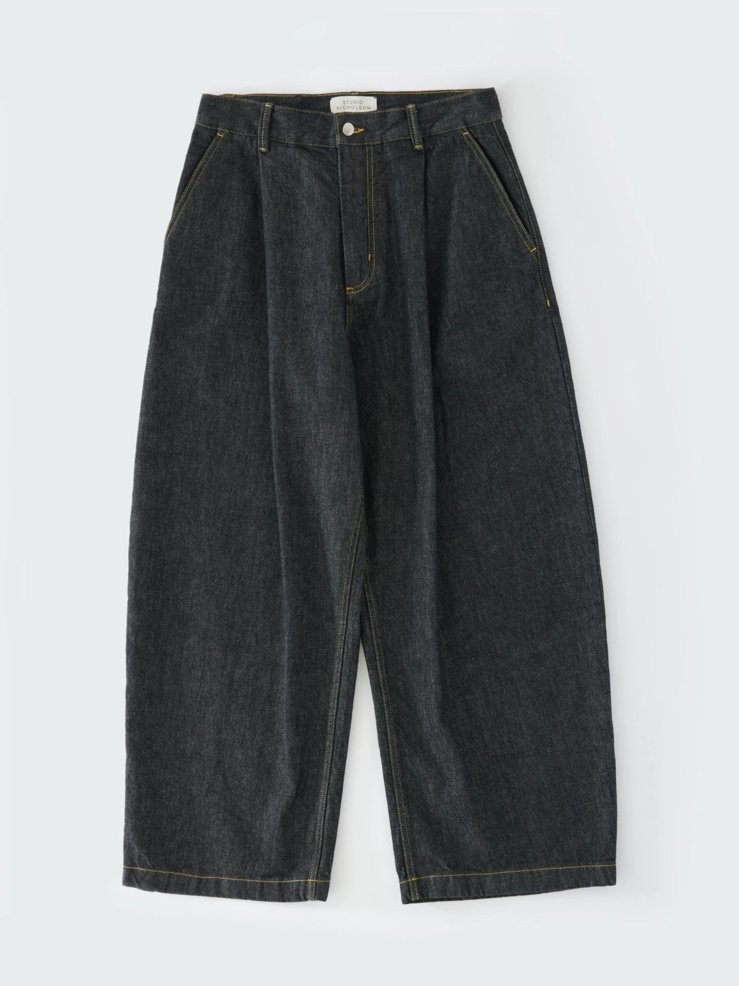 Studio Nicholson Puch Italian Denim Pant In Black 6 Studio Nicholson Puch Italian Denim Pant In Black - Image 6