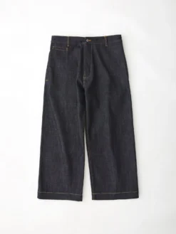Studio Nicholson Pyad Denim Pant In Raw Indigo -Studio Nicholson PYADINDIGO2 FS scaled