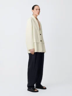 Studio Nicholson Phelps Viscose Jacket In Parchment -Studio Nicholson PhelpsSNW 1399Parchment scaled