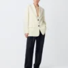 Studio Nicholson Phelps Viscose Jacket In Parchment