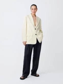 Studio Nicholson Phelps Viscose Jacket In Parchment