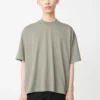 Studio Nicholson Piu T-Shirt In Sage