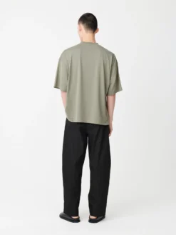 Studio Nicholson Piu T-Shirt In Sage 10 Studio Nicholson Piu T-Shirt In Sage -Studio Nicholson PiuSNM 088Mid WeightJerseySage4 scaled