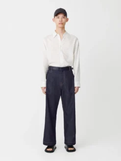 Studio Nicholson Pyad Denim Pant In Raw Indigo