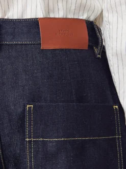 Studio Nicholson Pyad Denim Pant In Raw Indigo -Studio Nicholson PyadDenimPantinIndigo5 scaled