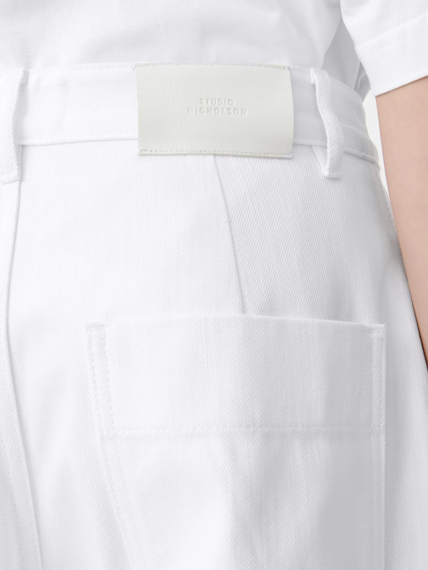 Studio Nicholson Pyad Denim Pant In Optic White 10 Studio Nicholson Pyad Denim Pant In Optic White - Image 10