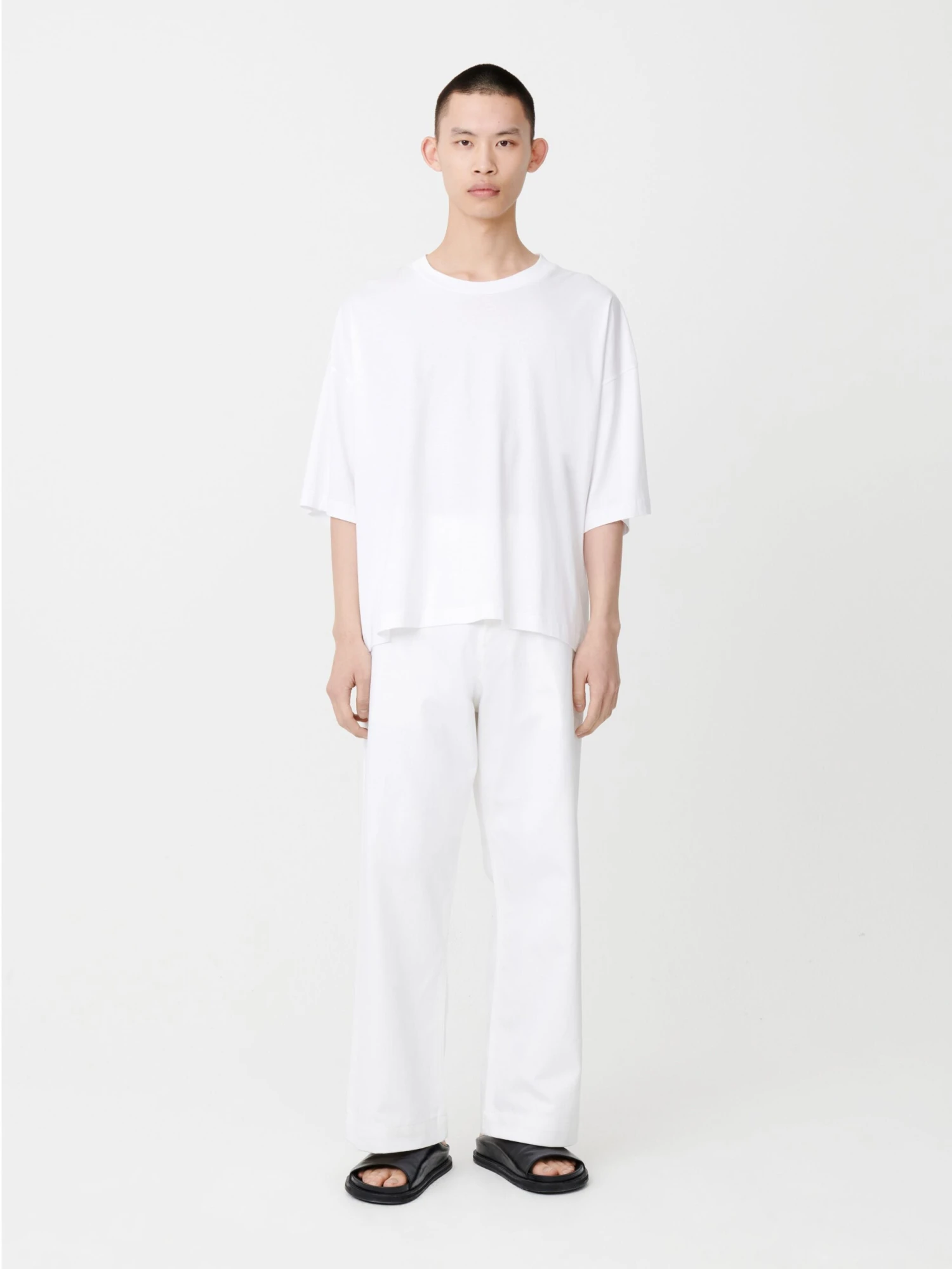 Studio Nicholson Pyad Denim Pant In Optic White 1 Studio Nicholson Pyad Denim Pant In Optic White