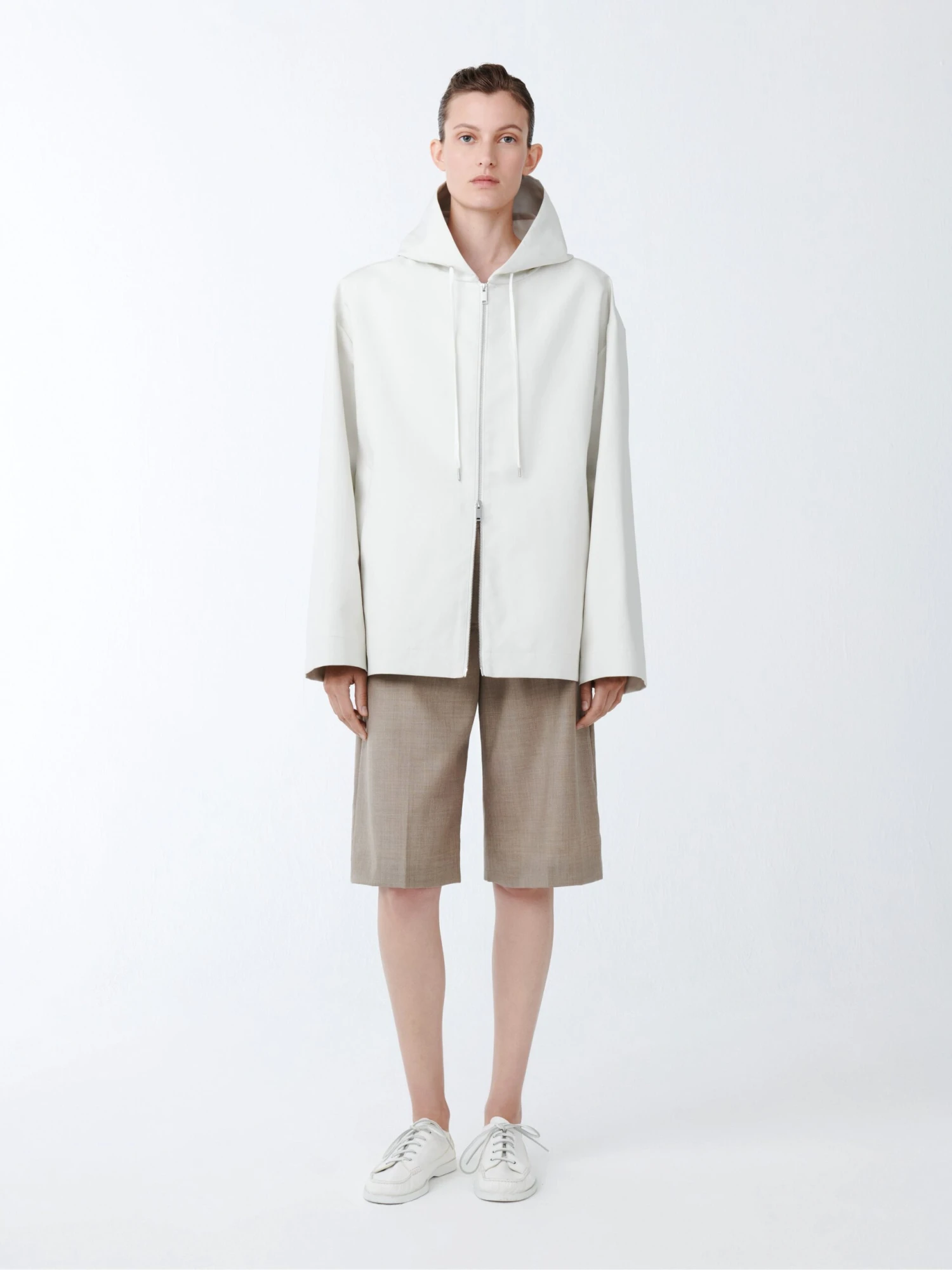 Studio Nicholson Raine Jacket In Parchment 3 Studio Nicholson Raine Jacket In Parchment - Image 3