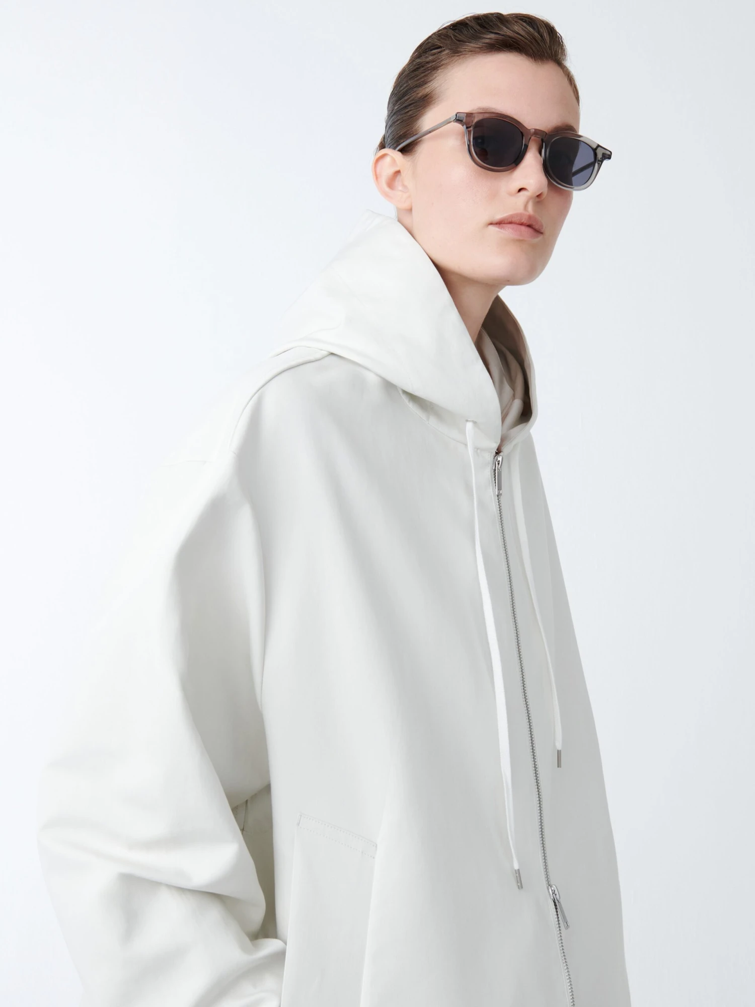 Studio Nicholson Raine Jacket In Parchment 2 Studio Nicholson Raine Jacket In Parchment - Image 2