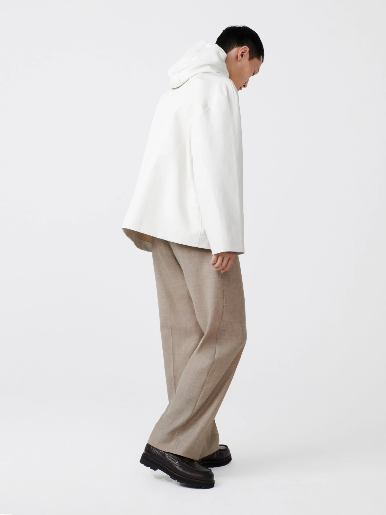 Studio Nicholson Raine Jacket In Parchment 6 Studio Nicholson Raine Jacket In Parchment - Image 6