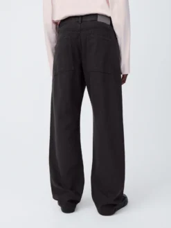Studio Nicholson Reed Denim Pant In Black Grape -Studio Nicholson REEDPANTBLACKGRAPE4 scaled
