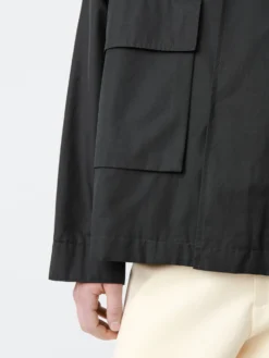 Studio Nicholson Regi Jacket In Pool Green 11 Studio Nicholson Regi Jacket In Pool Green -Studio Nicholson REGISNM 1026COATEDCOTTONMIXJACKETPOOLGREEN2 scaled