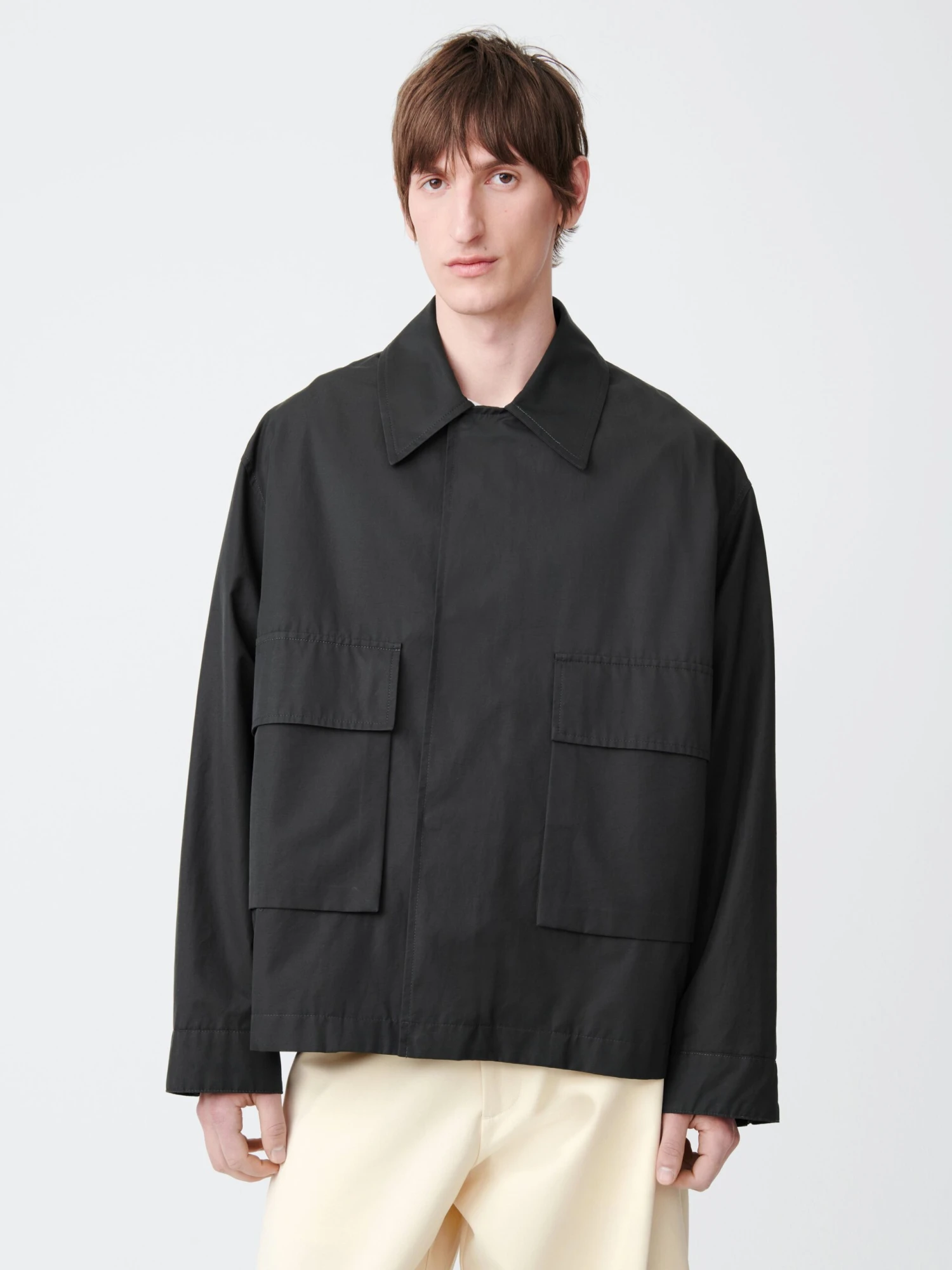 Studio Nicholson Regi Jacket In Pool Green 1 Studio Nicholson Regi Jacket In Pool Green