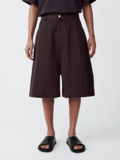 Studio Nicholson Reverse Denim Short In Black Grape 11 Studio Nicholson Reverse Denim Short In Black Grape -Studio Nicholson REVERSESHORTSBLACKGRAPE3 scaled