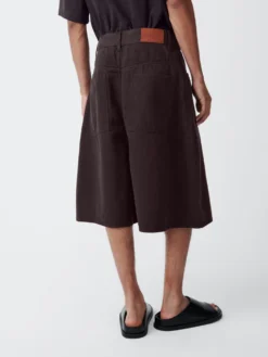 Studio Nicholson Reverse Denim Short In Black Grape 12 Studio Nicholson Reverse Denim Short In Black Grape -Studio Nicholson REVERSESHORTSBLACKGRAPE4 scaled