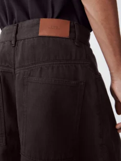 Studio Nicholson Reverse Denim Short In Black Grape 13 Studio Nicholson Reverse Denim Short In Black Grape -Studio Nicholson REVERSESHORTSBLACKGRAPE5 scaled