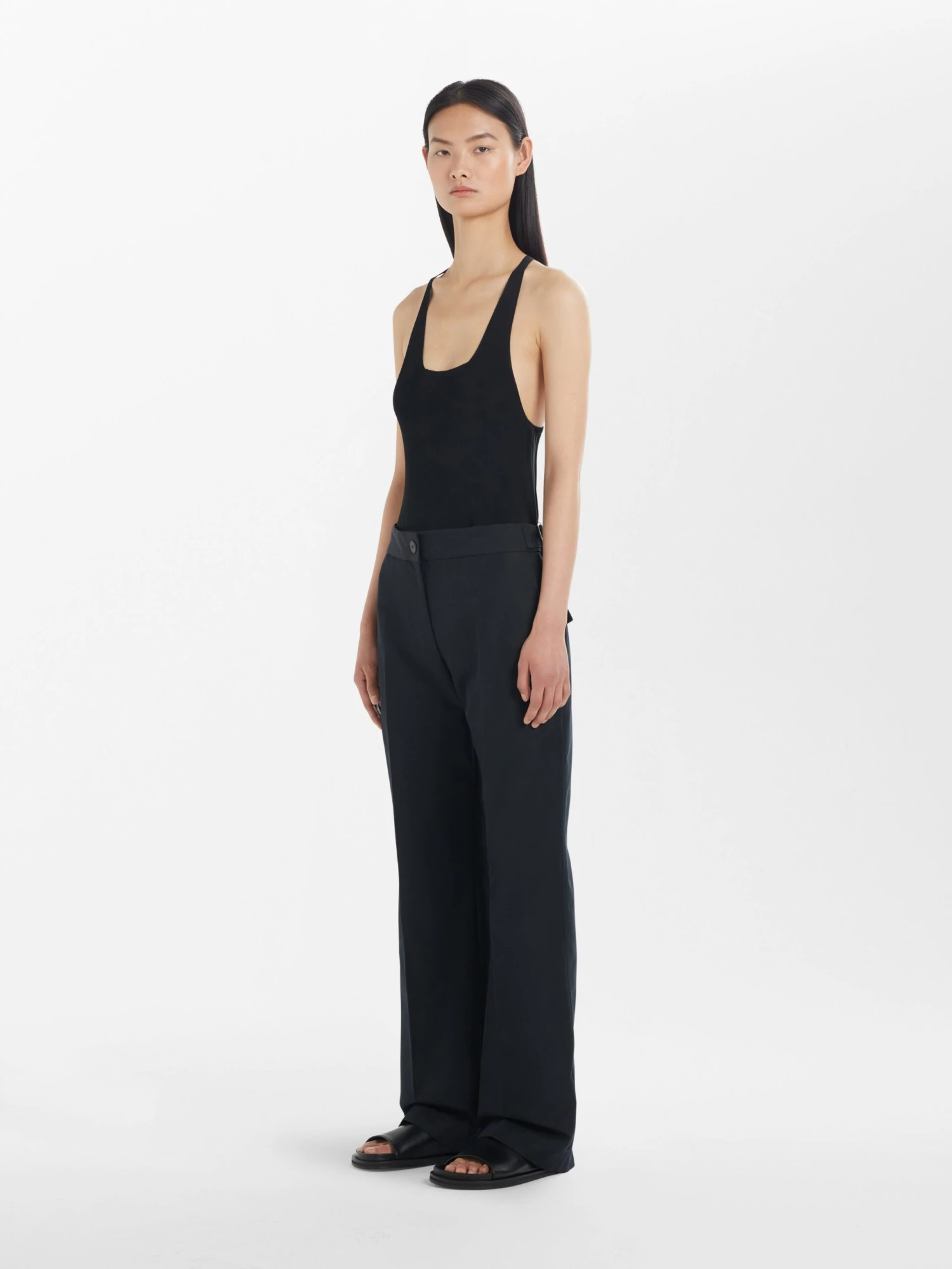 Studio Nicholson Reynosa Pant In Black 2 Studio Nicholson Reynosa Pant In Black - Image 2