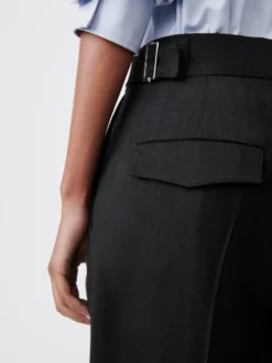 Studio Nicholson Reynosa Basket Weave Pant In Black -Studio Nicholson REYNOSAPANTBLACK5 d27ba89d b225 484d a1c4 7306821a684d scaled