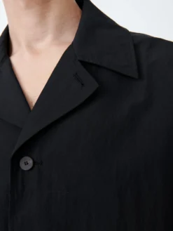 Studio Nicholson Rick Jacket In Black -Studio Nicholson RICKSNM 1171JapaneseCottonJackertinBlack2 scaled