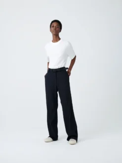 Studio Nicholson Rie Pant In Darkest Navy