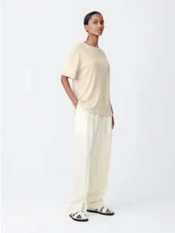 Studio Nicholson Rond T-Shirt In Bamboo 8 Studio Nicholson Rond T-Shirt In Bamboo -Studio Nicholson RONDLYOCELLTOPBAMBOO2 scaled