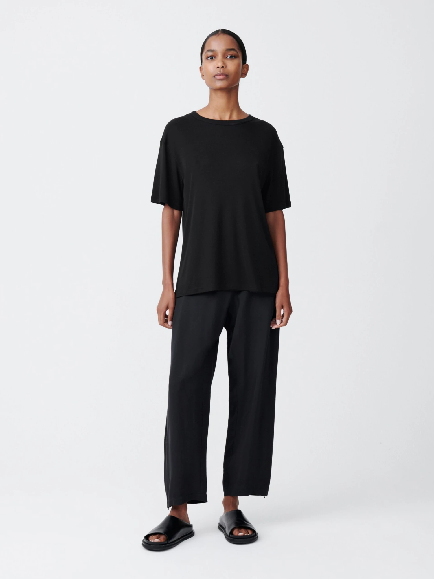 Studio Nicholson Rond T-Shirt In Black 2 Studio Nicholson Rond T-Shirt In Black - Image 2