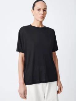 Studio Nicholson Rond T-shirt In Darkest Navy