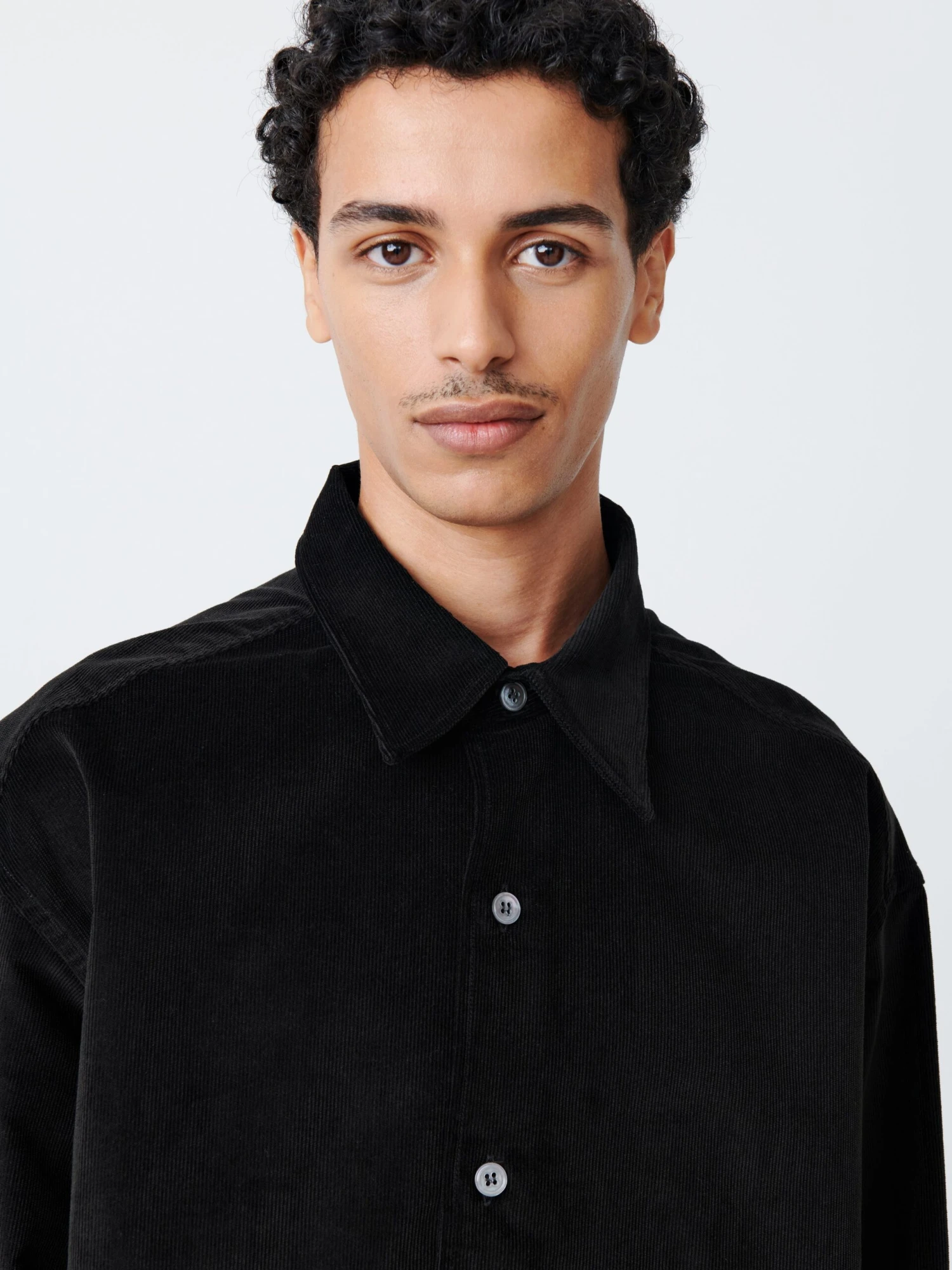 Studio Nicholson Rosso Shirt In Black 5 Studio Nicholson Rosso Shirt In Black - Image 5