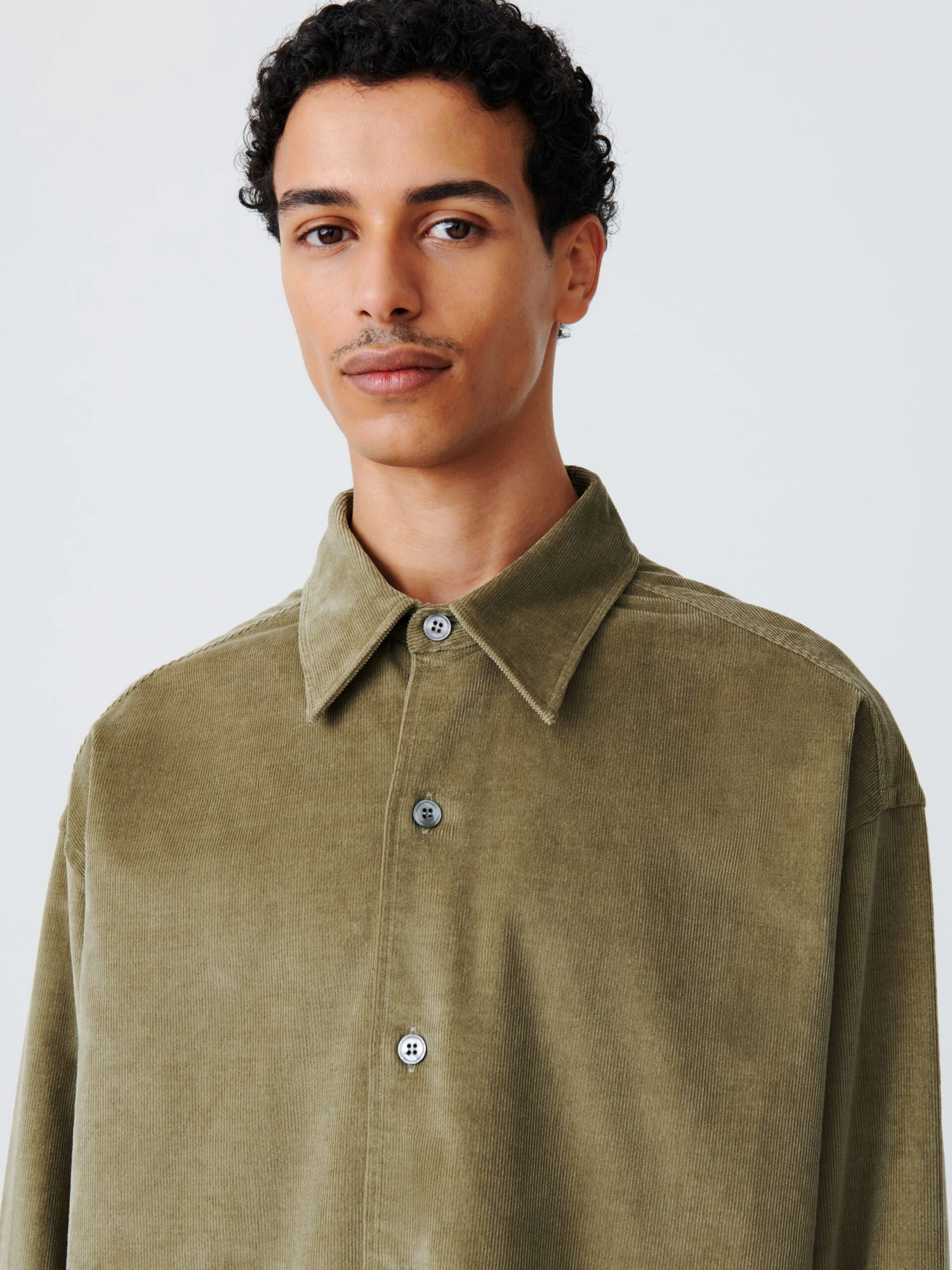 Studio Nicholson Rosso Shirt In Lichen 5 Studio Nicholson Rosso Shirt In Lichen - Image 5