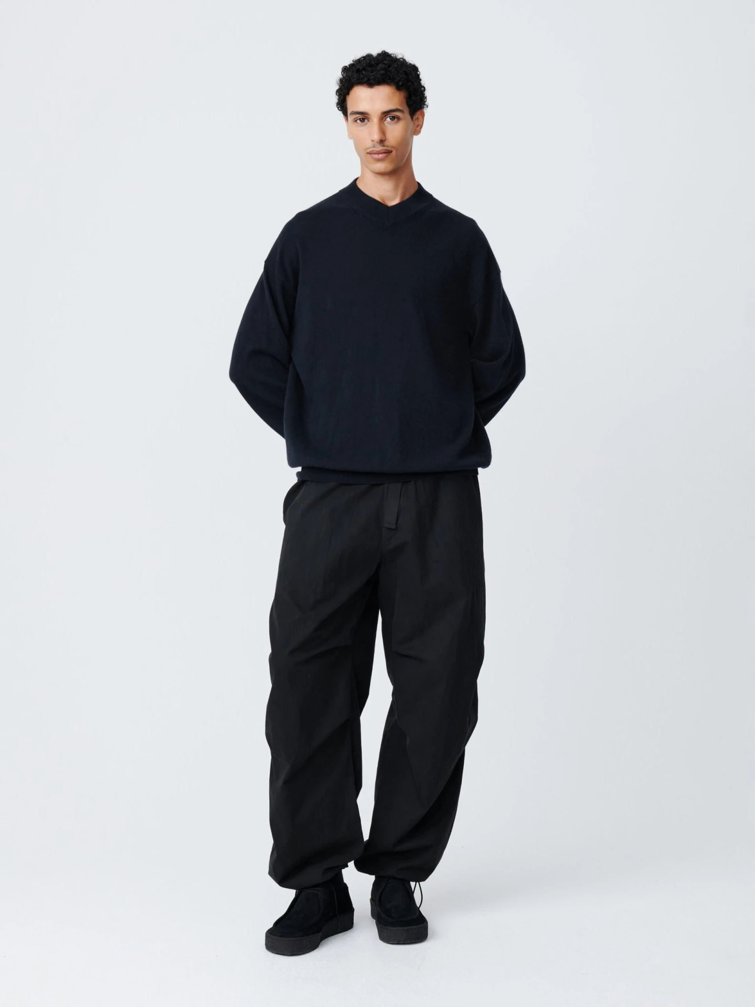 Studio Nicholson Roth Knit In Darkest Navy 2 Studio Nicholson Roth Knit In Darkest Navy - Image 2