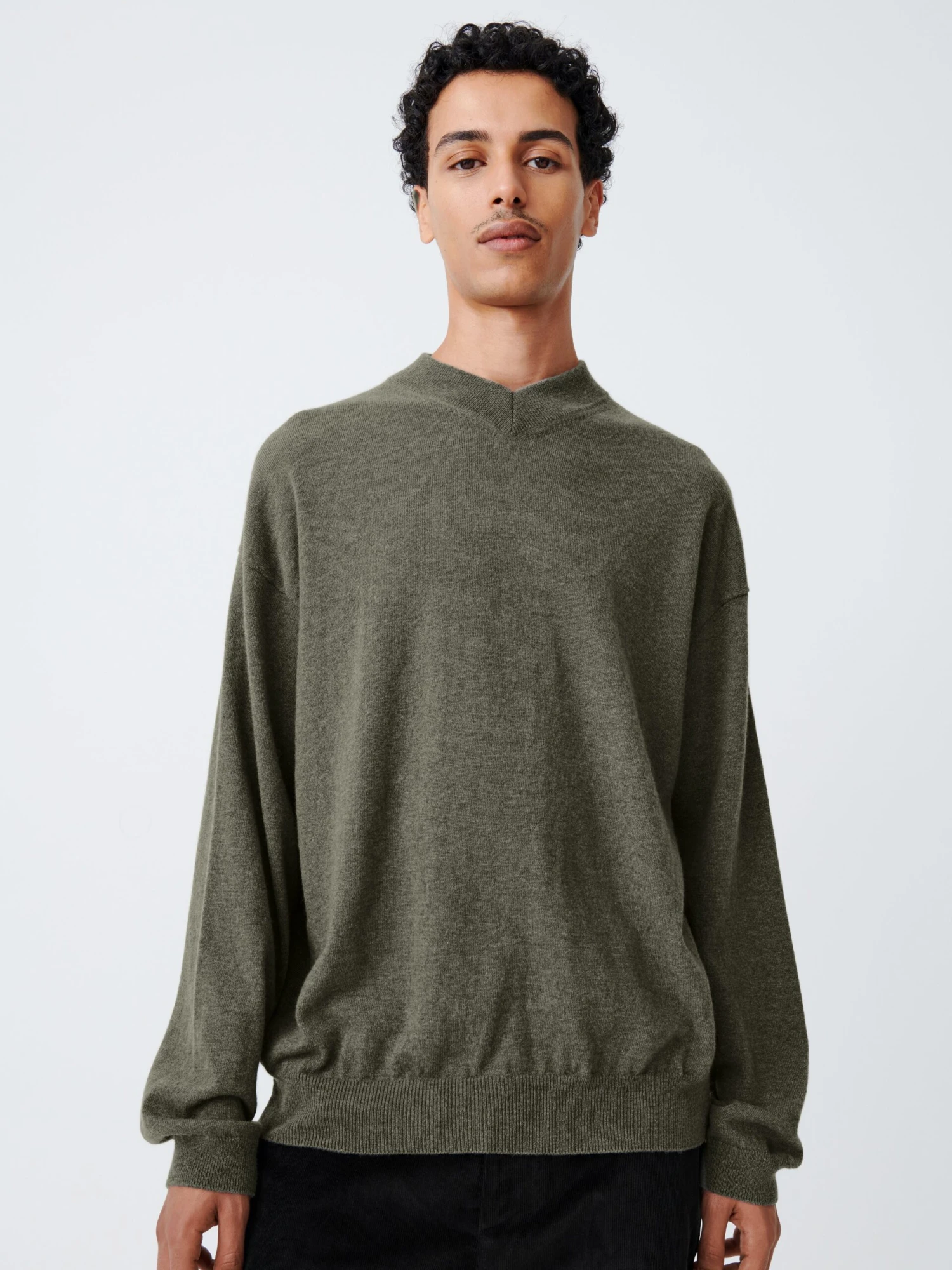 Studio Nicholson Roth Knit In Moss 1 Studio Nicholson Roth Knit In Moss