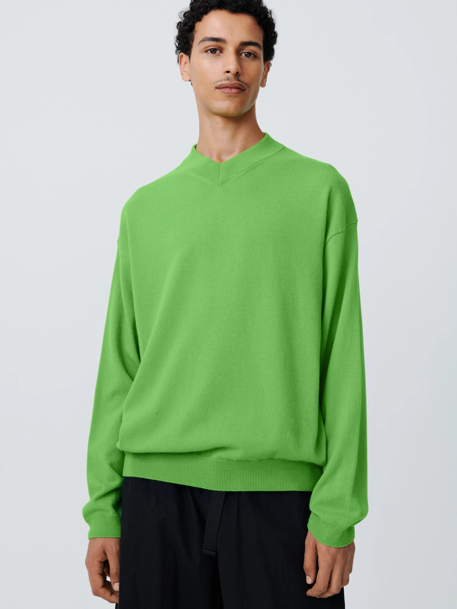 Studio Nicholson Roth Knit In Tennis Green 2 Studio Nicholson Roth Knit In Tennis Green - Image 2