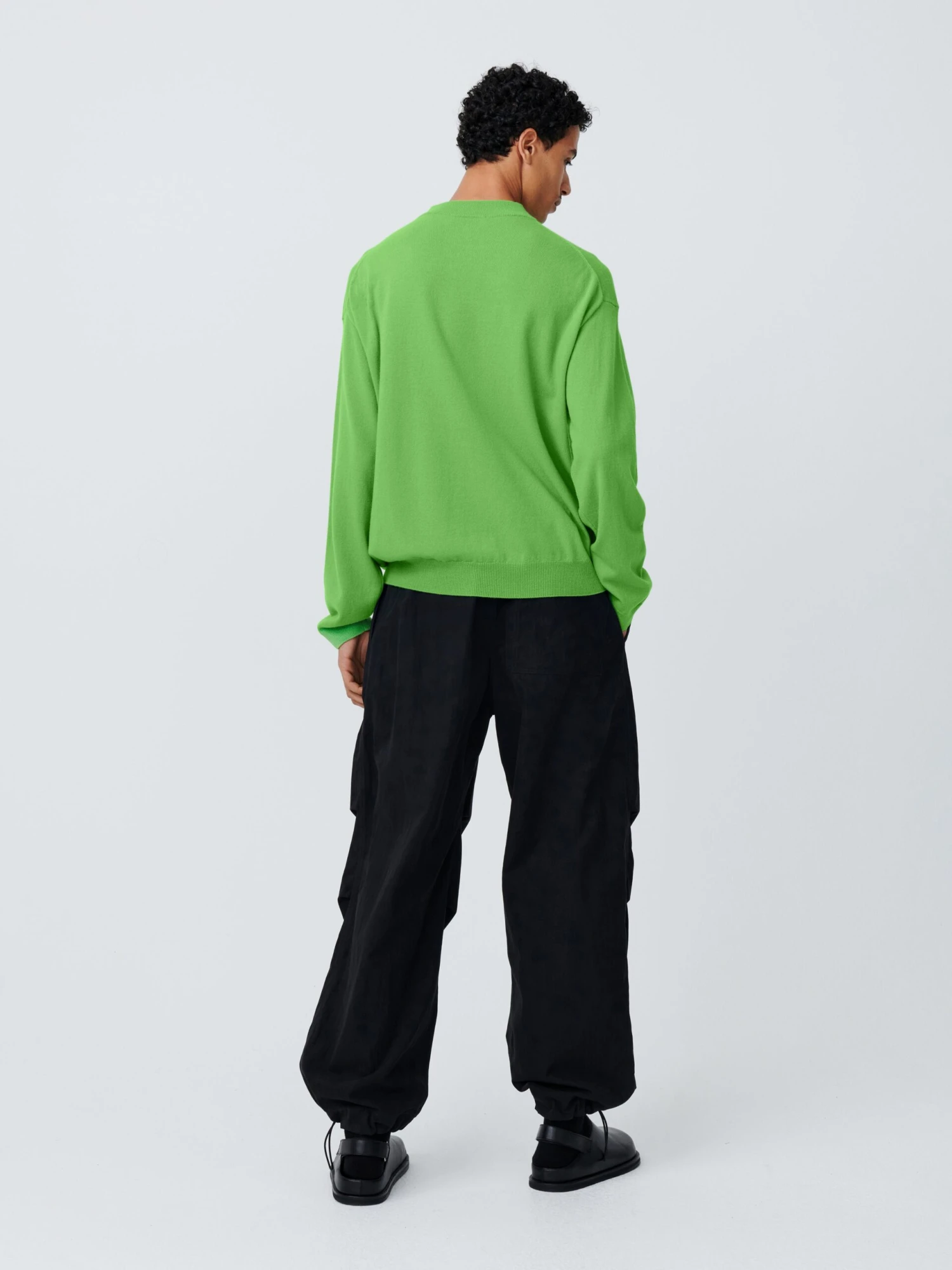 Studio Nicholson Roth Knit In Tennis Green 4 Studio Nicholson Roth Knit In Tennis Green - Image 4