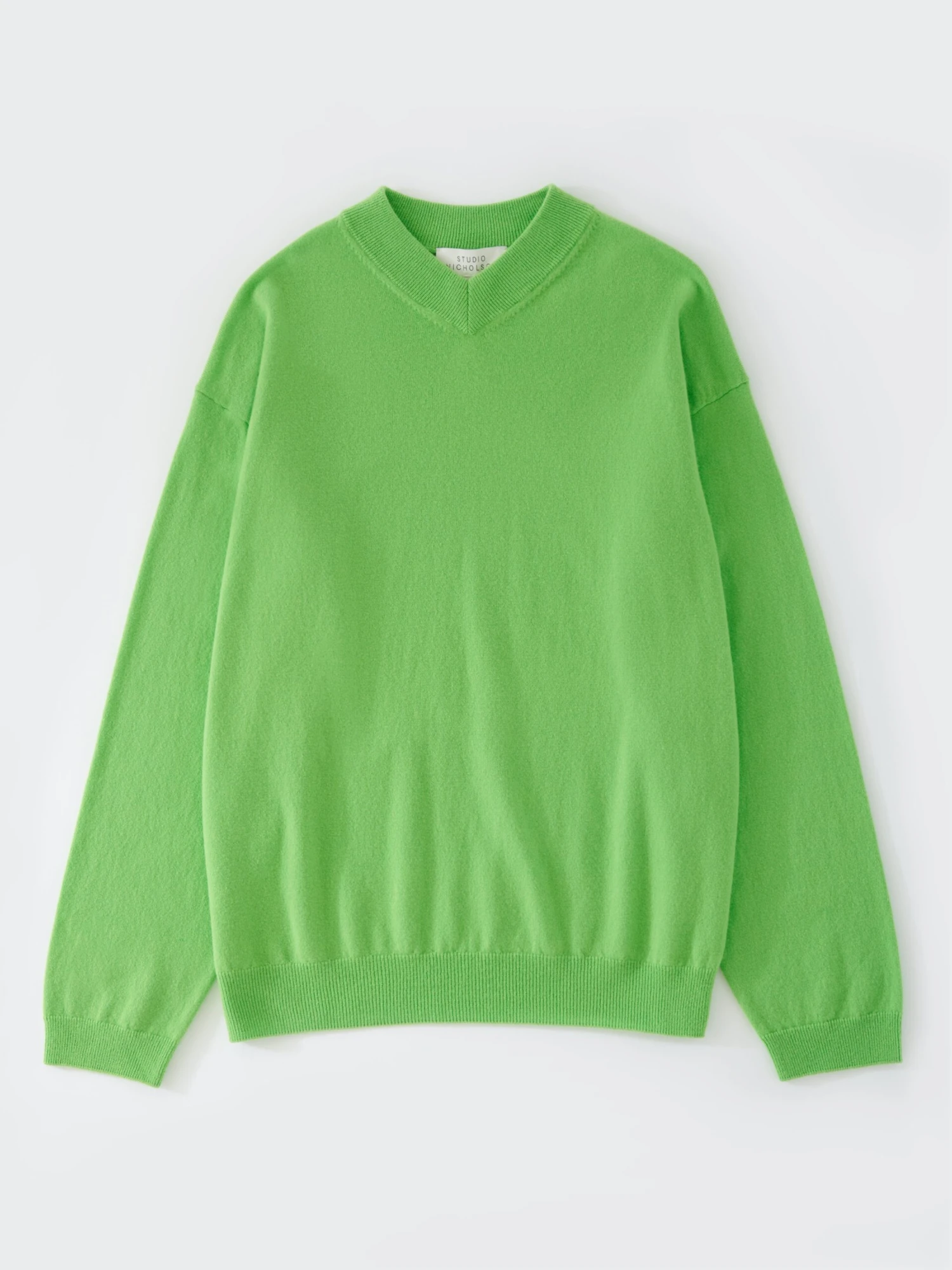 Studio Nicholson Roth Knit In Tennis Green 6 Studio Nicholson Roth Knit In Tennis Green - Image 6