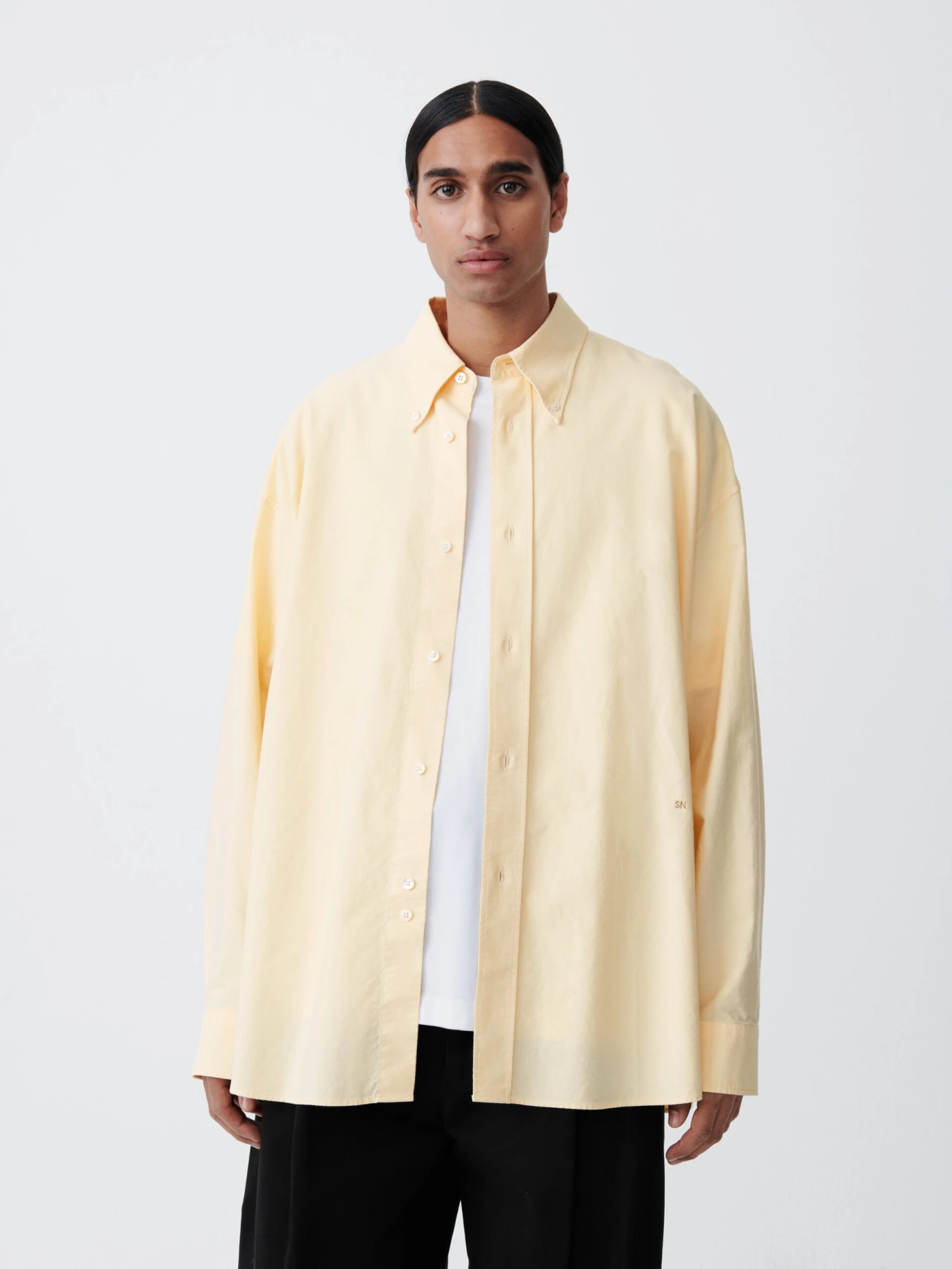 Studio Nicholson Ruskin Shirt In Sorbet 1 Studio Nicholson Ruskin Shirt In Sorbet