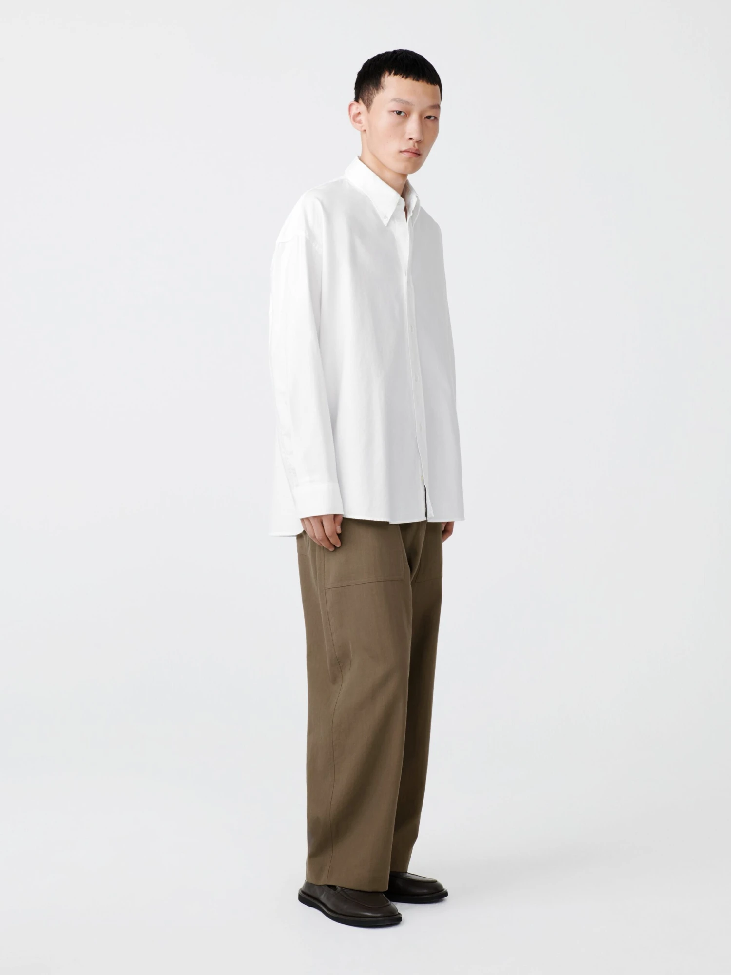 Studio Nicholson Ruskin Shirt In White 2 Studio Nicholson Ruskin Shirt In White - Image 2