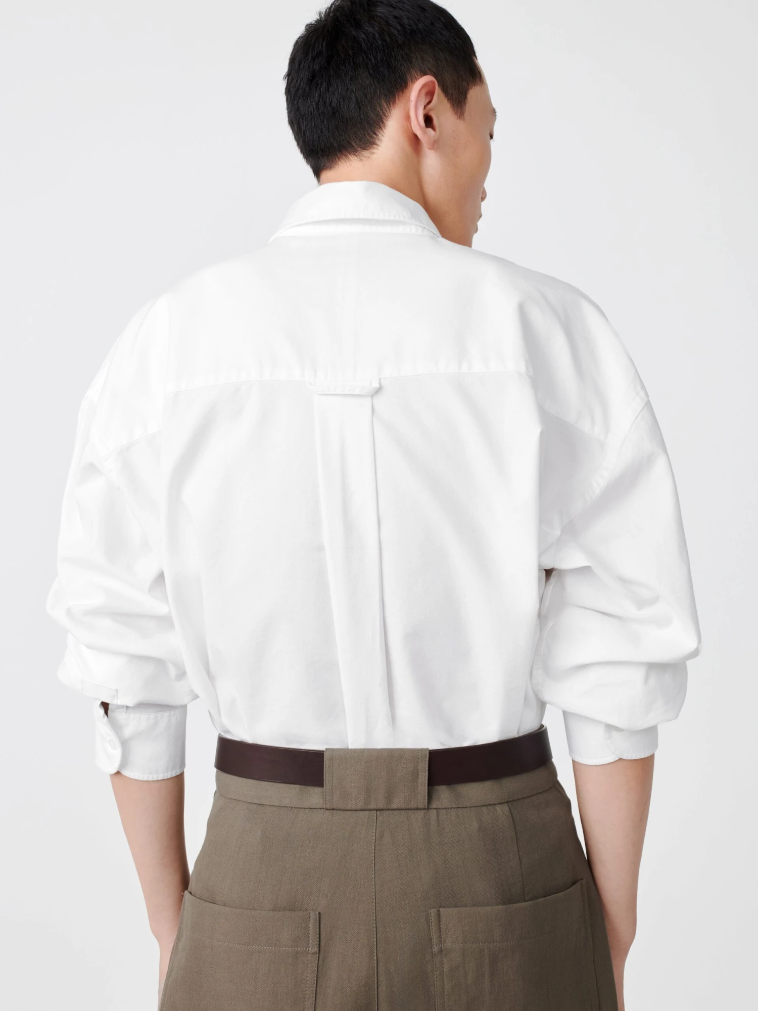 Studio Nicholson Ruskin Shirt In White 6 Studio Nicholson Ruskin Shirt In White - Image 6